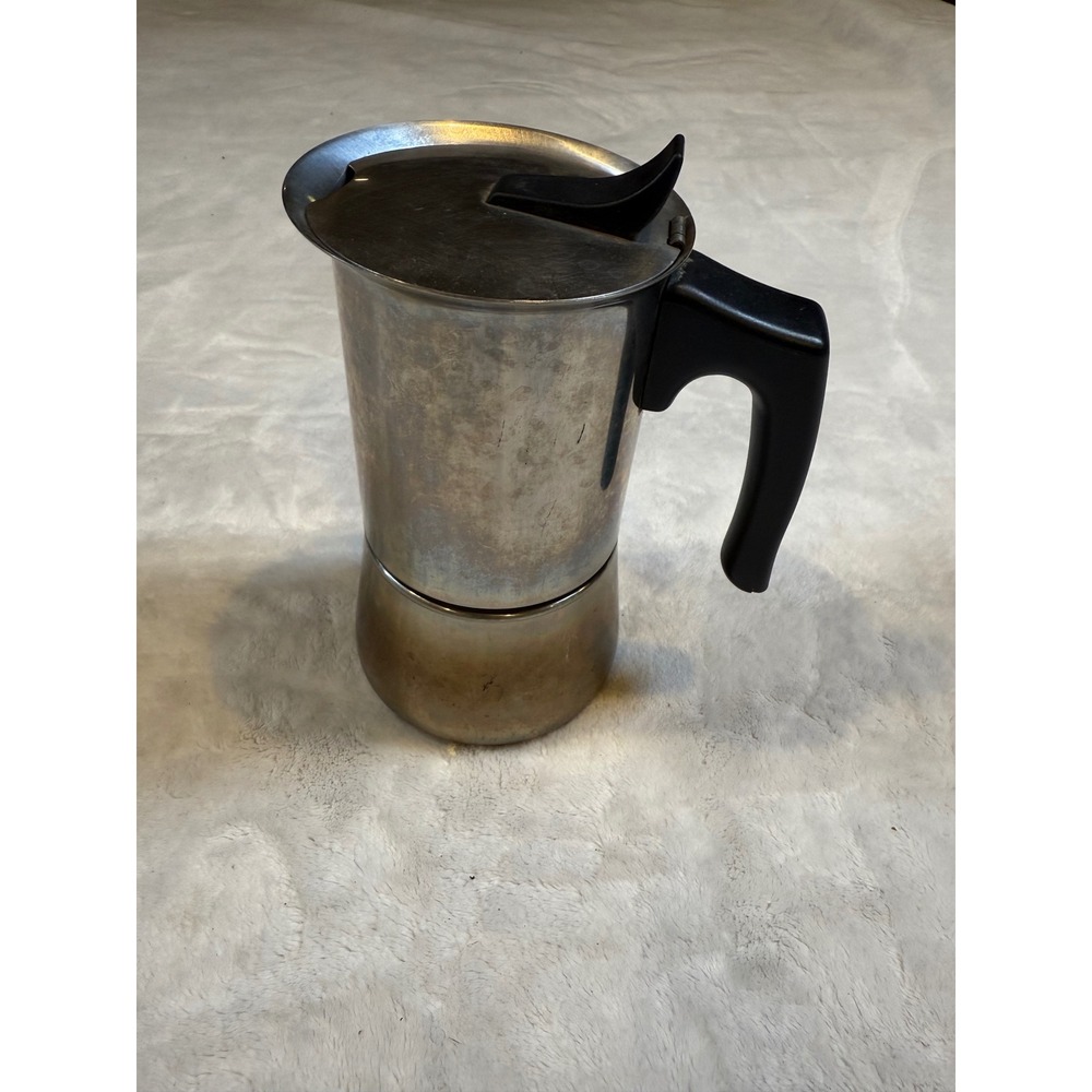 IKEA Stainless Steel Espresso Maker Made in Italy Stovetop Moka Pot 17014